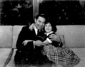 Cynthia Stroum with her father, Samuel Stroum