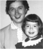 Pamela Acosta Marquardt at age 3 with her mother, Rose Schneider