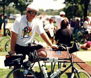 Doug participating in The Ride Across Minnesota (TRAM) for the National Multiple Sclerosis Society. 