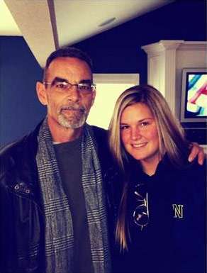 Sarah with her dad, Ken, who passed away from pancreatic cancer in 2013. 