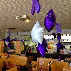Pizza by Pappas, located in Scranton, Penn., hosts a pizza fundraiser to raise money for their local PurpleStride.