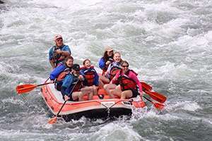 The family whitewater rafting and making life an adventure! 