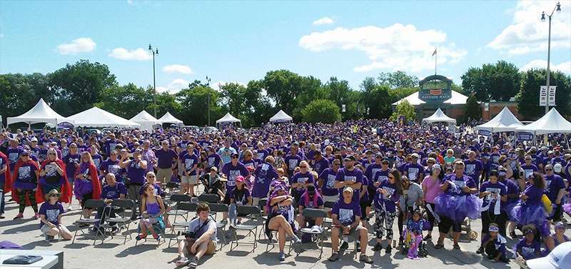 Purple passion and blue skies on display at PurpleStride Milwaukee