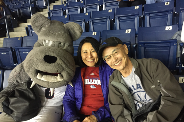 Dorothy and Joe Yamamoto, pancreatic cancer at a Gonzaga ballgame