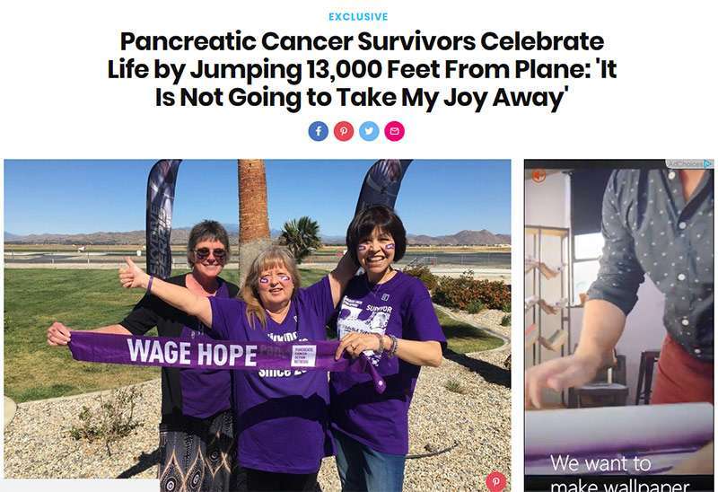 Pancreatic Cancer Survivor-Volunteer Conveys His Journey with