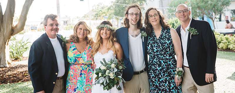 The family placed Malinna's living reef memorial in the ocean on the one-year anniversary of Kelli's wedding.