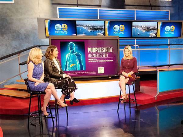 The Pancreatic Cancer Action Network appeared on KCAL-TV to discuss PurpleStride Los Angeles, which takes place on May 5.