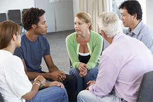 An in-person support group of pancreatic cancer patients and caregivers.