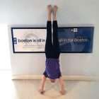 Stage IV pancreatic cancer survivor does handstand for “Handstands for PanCAN” challenge