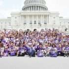 Over 100 volunteers outside Capitol building for National Pancreatic Cancer Advocacy Day 2018