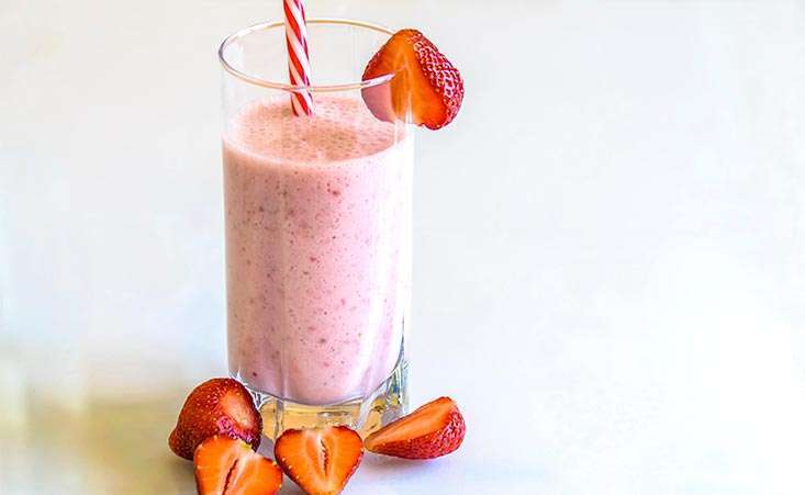 Strawberry smoothies can give pancreatic cancer patients necessary calories and nutrition