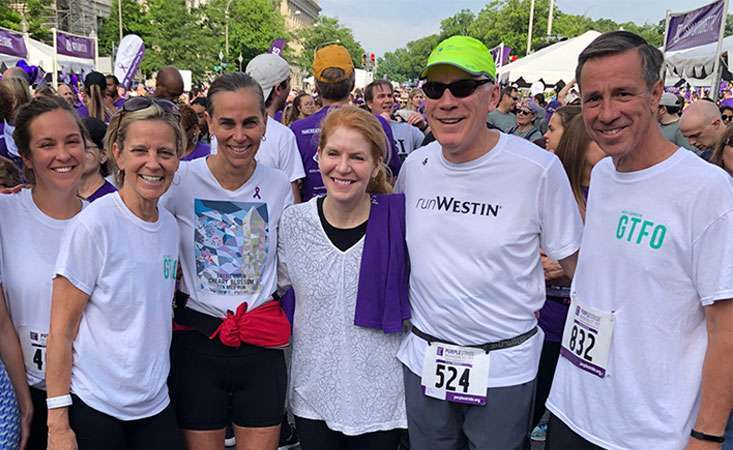 Marriott International President and CEO Arne Sorenson at PanCAN’s PurpleStride Washington D.C., 2019