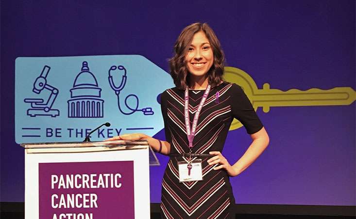 PanCAN volunteer attends Advocacy Day 2018 in honor of her dad who died from pancreatic cancer