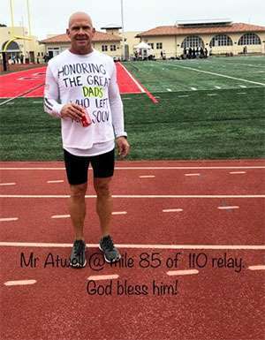 High school coach and cancer survivor running 110 miles in support of teen cancer fundraiser