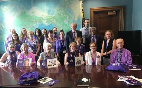 PanCAN advocates meet with Massachusetts senator to discuss pancreatic cancer research