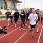 Coach Tom Atwell raises funds for PanCAN with a 100-mile run at La Jolla High School’s track.