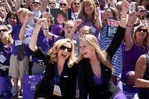 Actor’s widow and PanCAN CEO at National Pancreatic Cancer Advocacy Day 2012