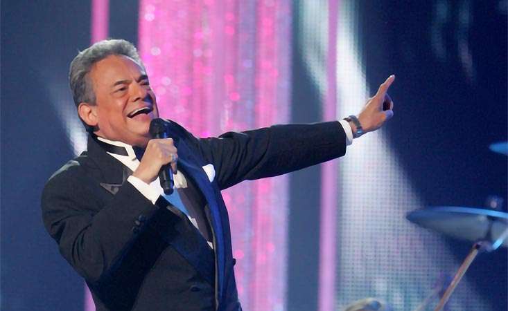 José José Legendary Mexican singer on stage before he died from pancreatic cancer in 2019