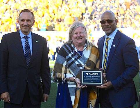 PanCAN volunteer honored by West Virginia University for service to the pancreatic cancer cause