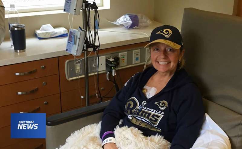 Pancreatic cancer survivor undergoes treatment during Spectrum TV news feature