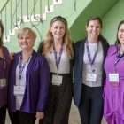 Female leaders of the World Pancreatic Cancer Coalition at annual conference
