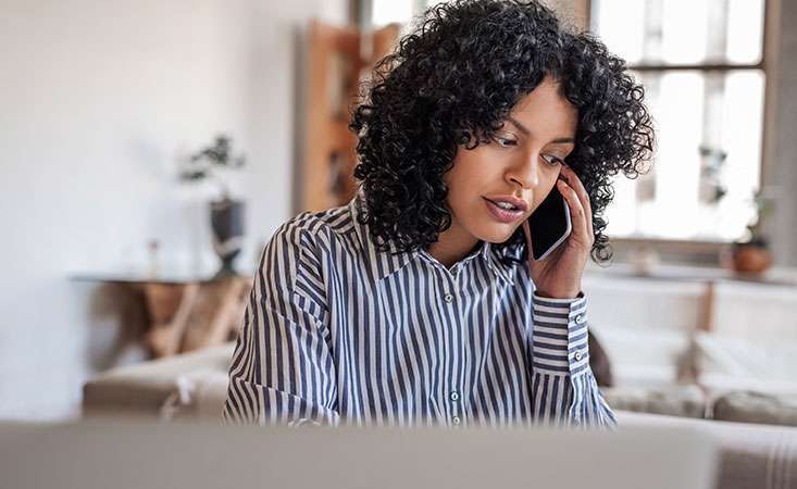 Caregiver for pancreatic cancer patient calls the doctor to check on appointment