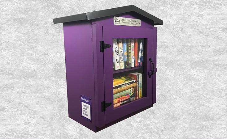 Little Free Library’s PanCAN library generates a donation of $50