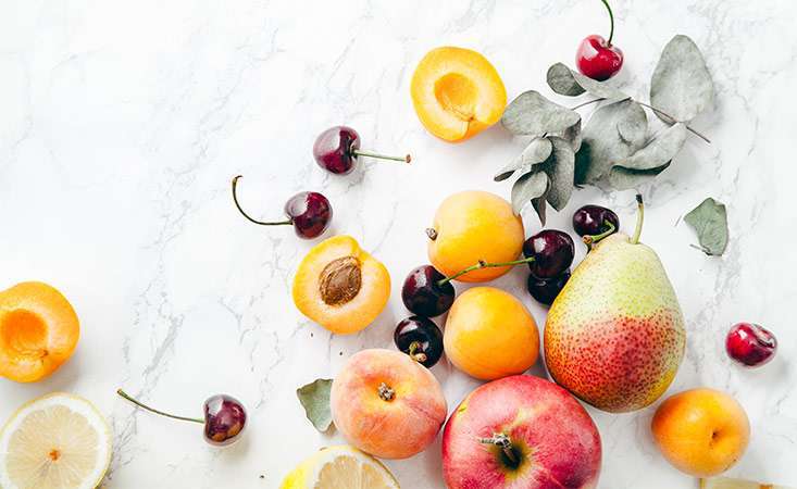 Apricots, mangos, cherries and peaches are nutritious and at peak season in August