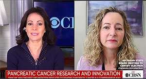 PanCAN President and CEO Julie Fleshman on CBSN to discuss pancreatic cancer, Nov. 2020