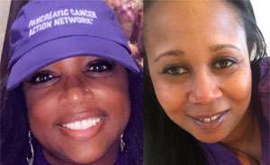 Two volunteers spread awareness about pancreatic cancer