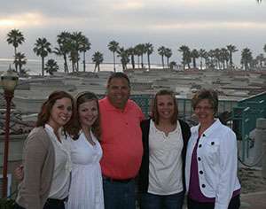 Soukup family on vacation in San Diego