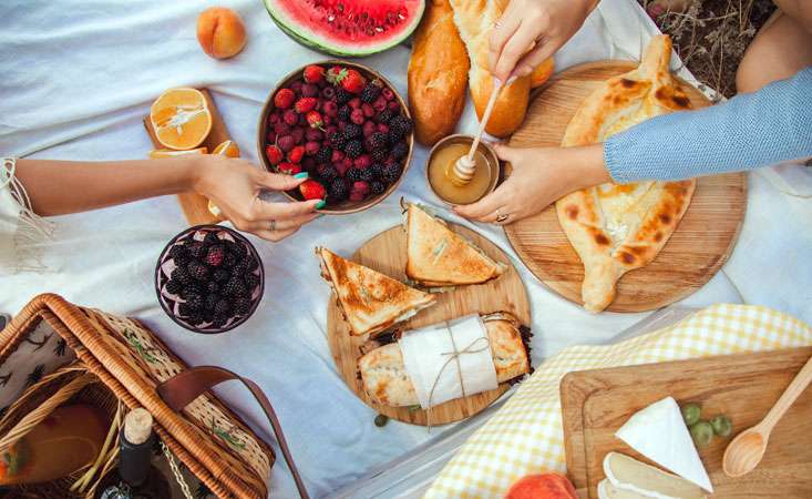 The Clever Way To Keep Your Picnic Foods Cold And Organized