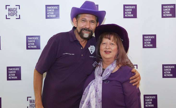 Vic and Roberta Luna, PanCAN volunteers, donors and advocates