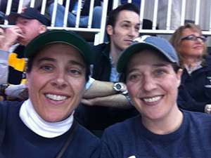 Molly Woodroofe with sister Louise Woodroofe