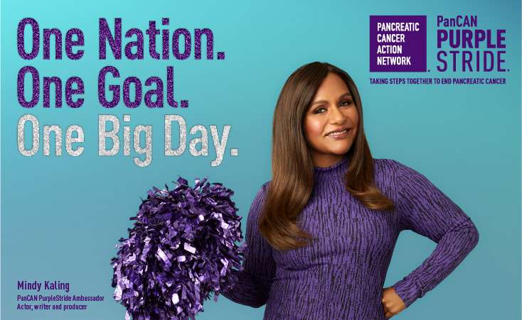 PurpleStride Ambassador Mindy Kaling