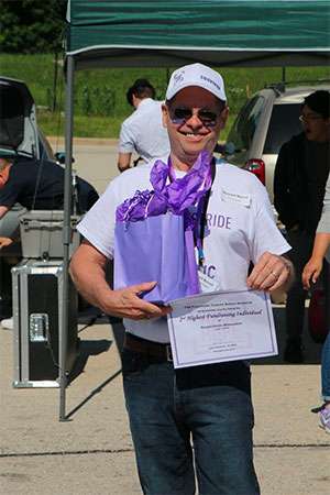 Pancreatic cancer survivor of 10 years, Richard Novell of the Milwaukee area
