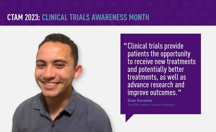 PanCAN Patient Services Manager Sean Gonzales