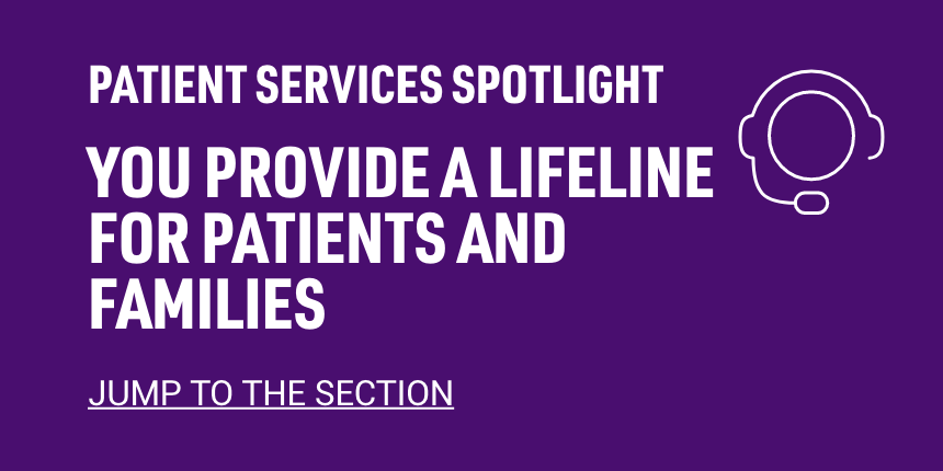 jump to Patient Services section