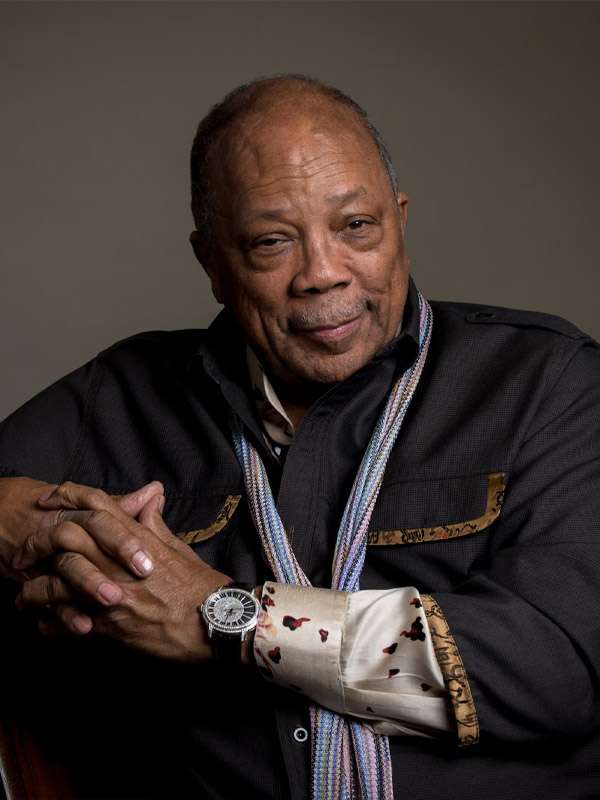 Producer Quincy Jones Photo by Drew Gurian for AP.